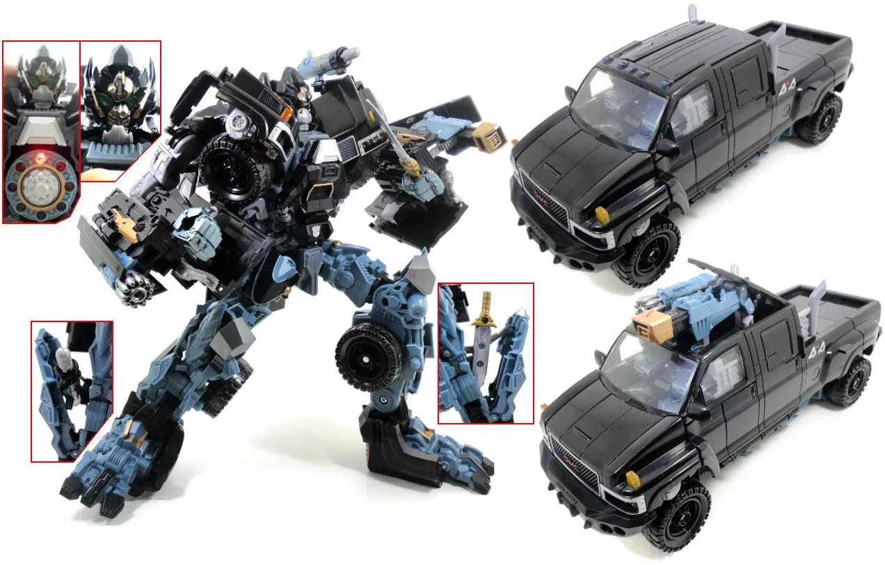 12” Inch Mechtech Transformers Leader Class 3-Pack Set (LIGHT UP & SFX) LED Takara Tomy DOTM