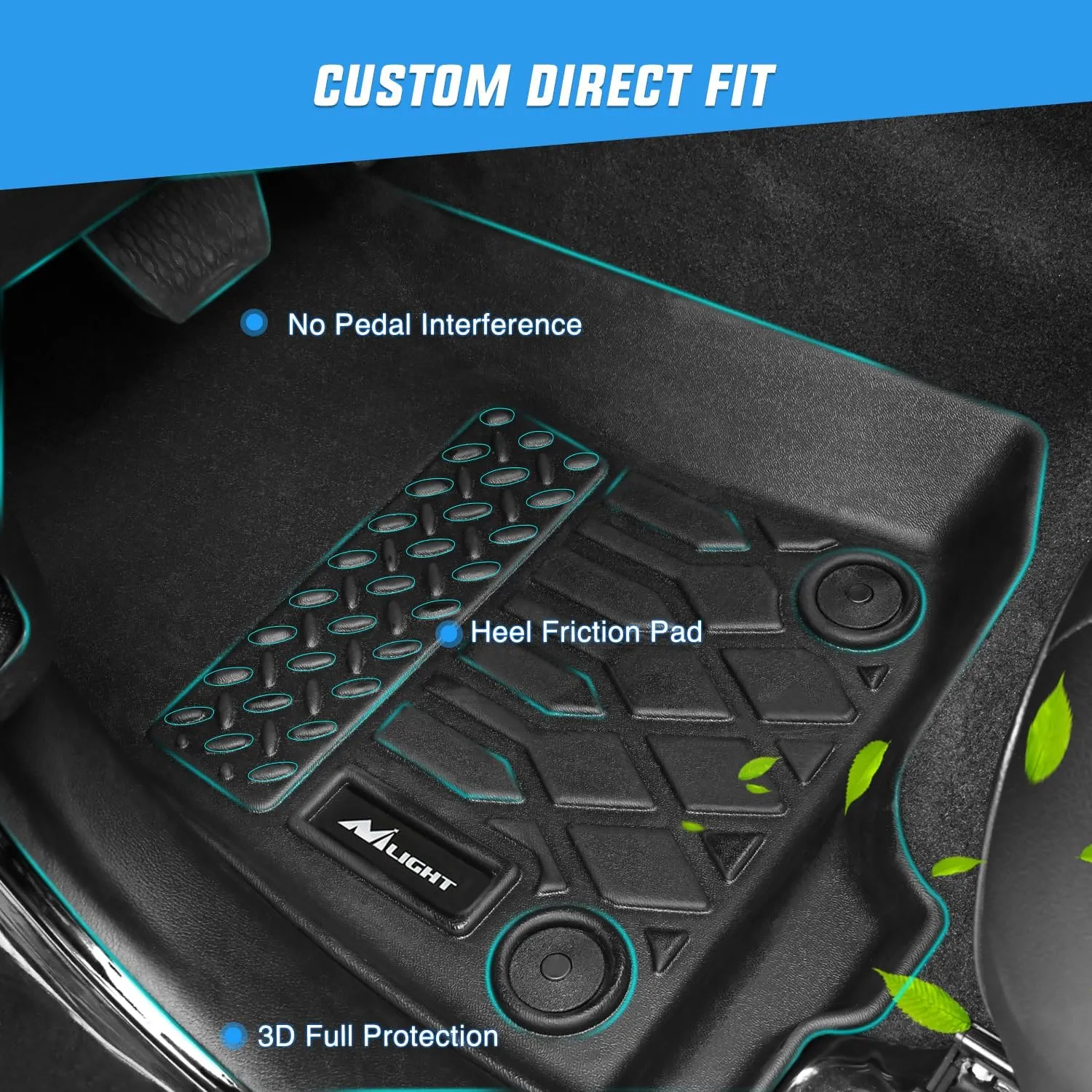 2023 2024 2025 Honda Pilot TPE Floor Mats