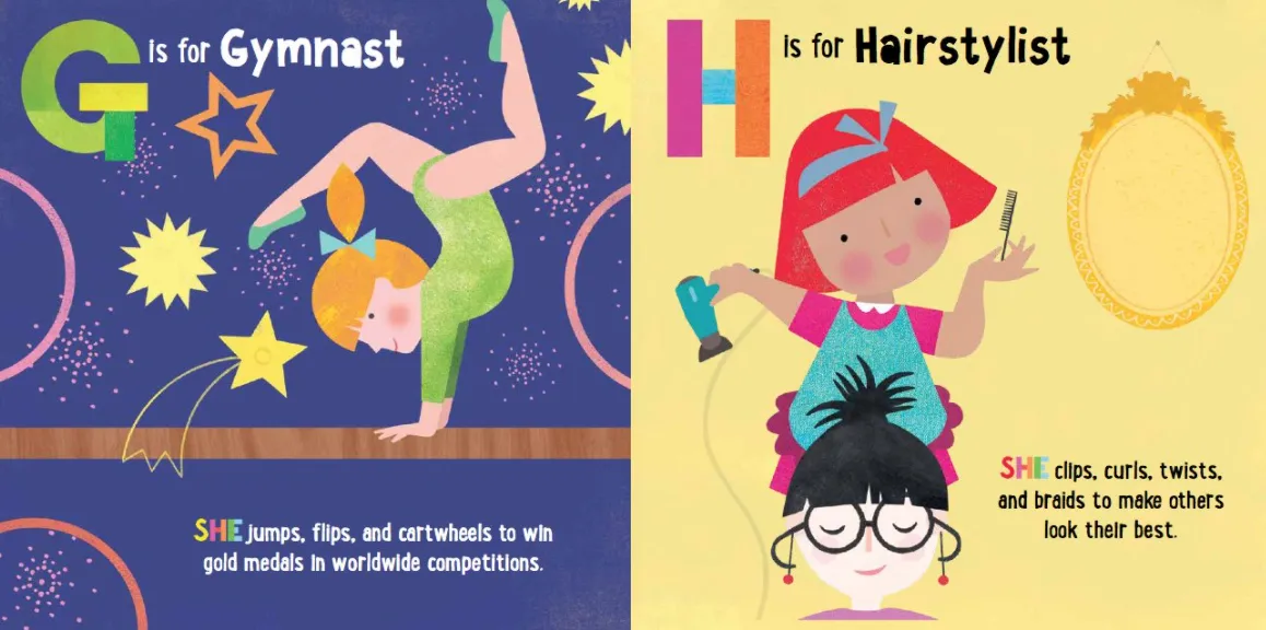 ABC What Can She Be? - Board Book