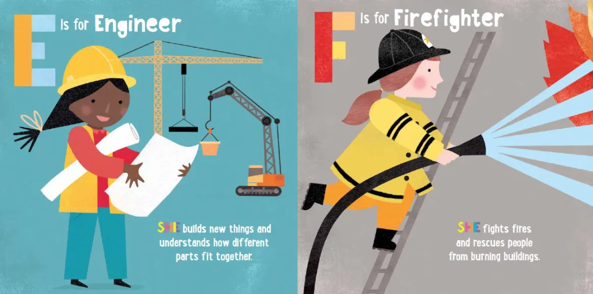 ABC What Can She Be? - Board Book