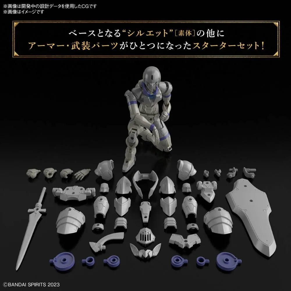Bandai 30 Minutes Fantasy 30MF #01 1/144 Liber Knight Model Kit