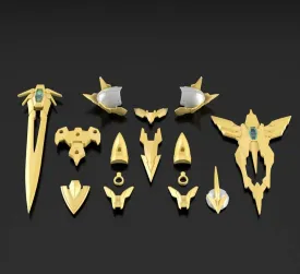 Bandai 30 Minutes Fantasy 30MF A-01 1/144 Class-Up Armor (Liber Holy Knight) Accessory Model Kit (Japan Ver.)