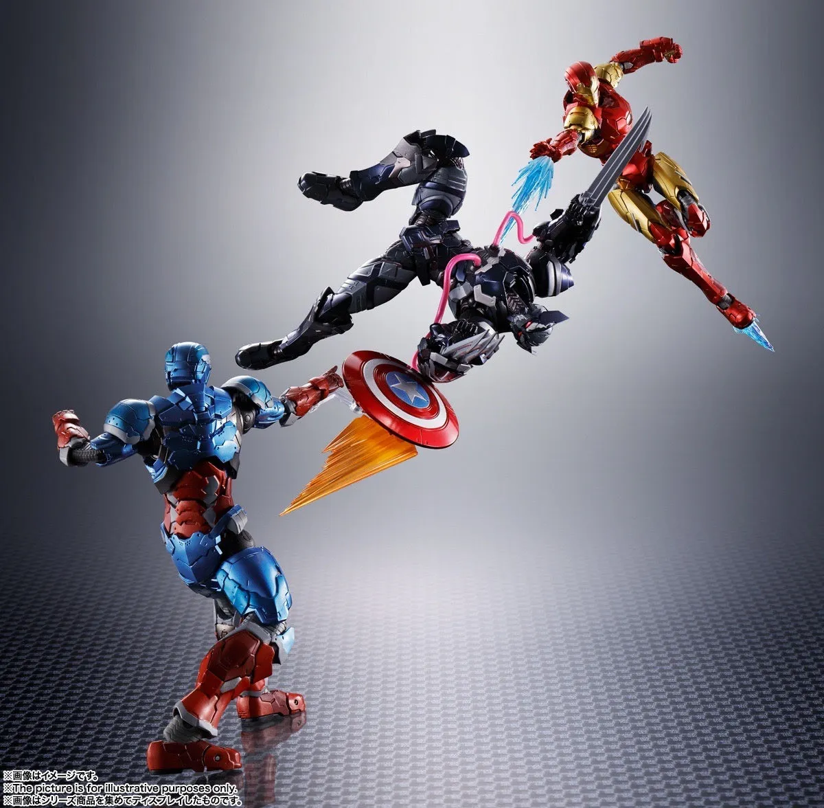 Bandai S.H. Figuarts Venom Symbiote Wolverine (Tech on Avengers)