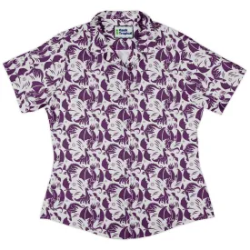 Dnd Purple Dragons Curvy Button Up Shirt