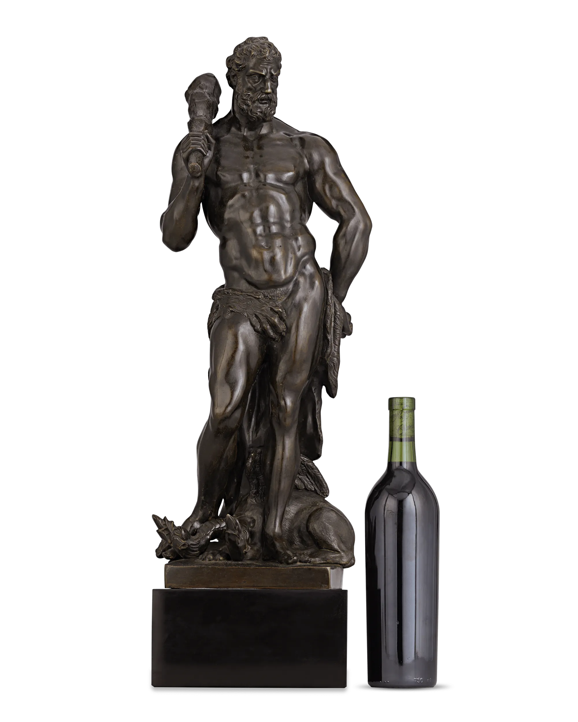 Flemish Hercules and the Lernaean Hydra Bronze