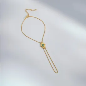 Mystic Eye Shahariman – Gold-Plated Silver with Natural Amazonite