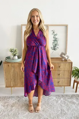 Mystical Halter Midi Dress