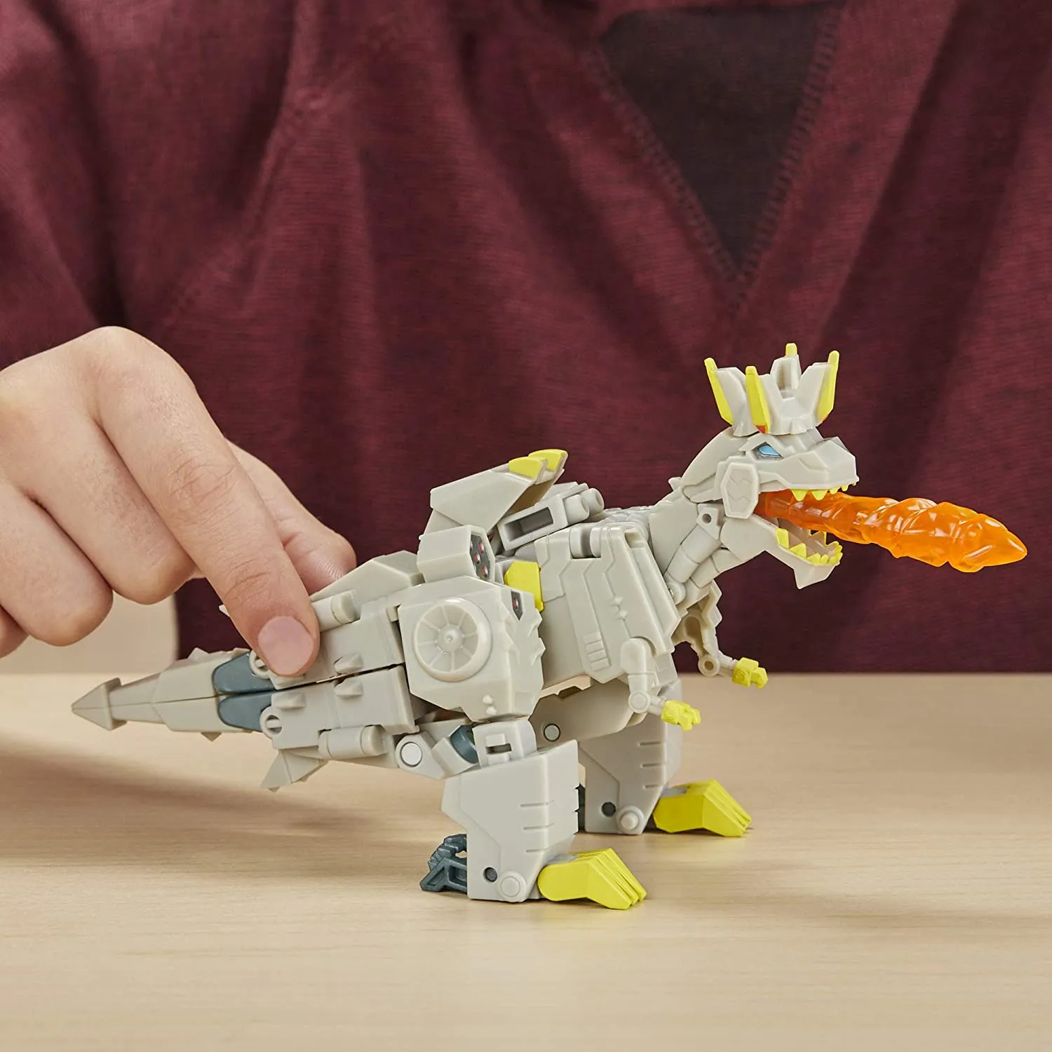 Transformers: Bumblebee - Cyberverse Adventures - Deluxe Class (Enclosed Box) Grimlock Figure E7100 LOW STOCK