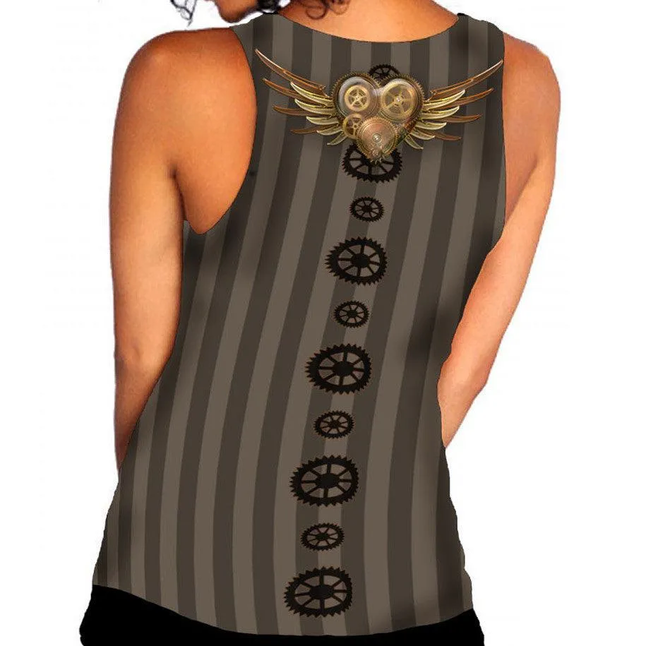 Wild Star - STEAMPUNK DRAGON - Women's Vest Top